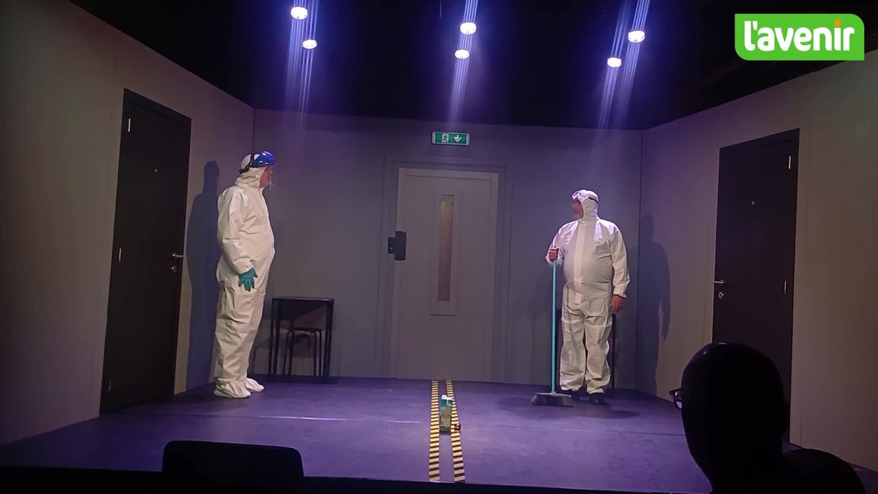 Namur : dernière répét' pour Sébastien Waroquier et Renaud Rutten dans La moindre des choses