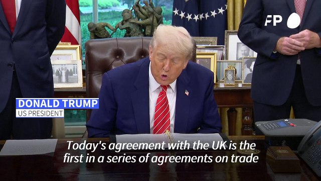 Trump says UK deal will open up markets for US agricultural products