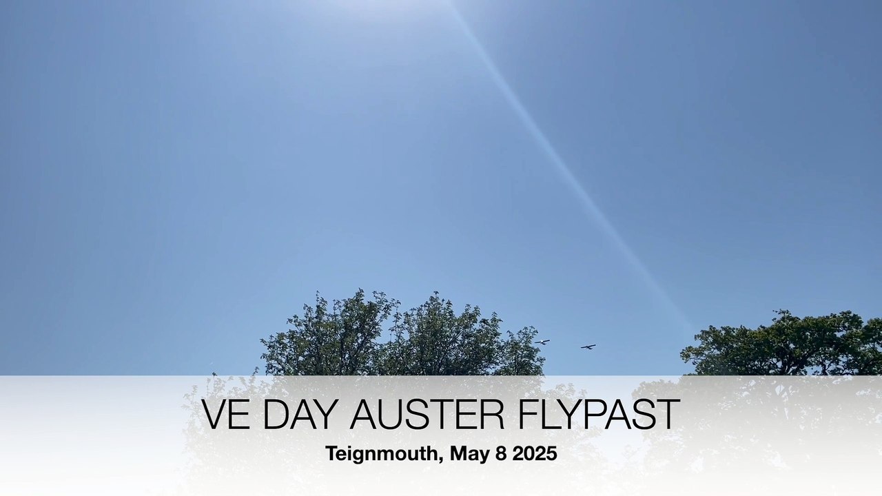 Auster Flyover VE Day 25