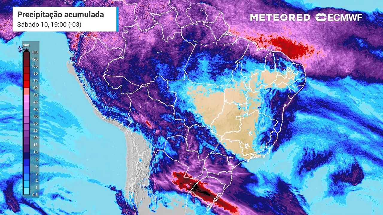 Sul do Brasil segue em alerta vermelho de grande perigo para tempestades severas; estas são as áreas de risco
