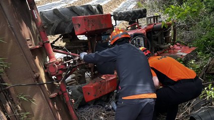 부안에서 트랙터 전도...60대 남성 숨져 / YTN