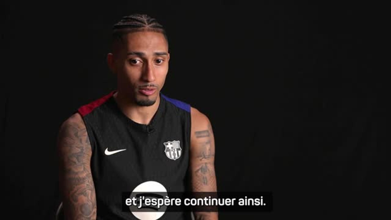 Barcelone - Raphinha : "Si mon nom est cité pour le Ballon d'Or, c'est que je travaille bien"