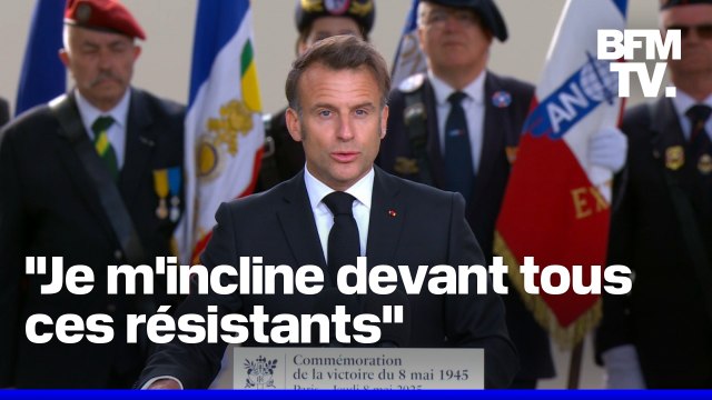Commémorations du 8-Mai 1945: le discours en intégralité d'Emmanuel Macron