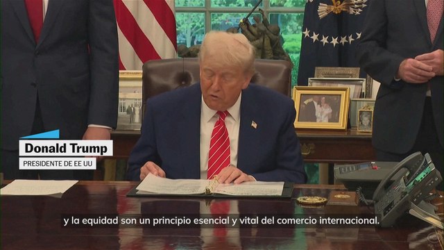 Trump tras el acuerdo con Reino Unido: Nos sentimos muy cómodos