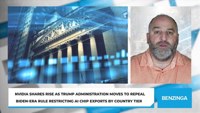 Nvidia Shares Rise as Trump Administration Moves to Repeal Biden-Era Rule Restricting AI Chip Exports by Country Tier