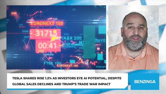 Tesla Shares Rise 1.2% as Investors Eye AI Potential, Despite Global Sales Declines and Trump’s Trade War Impact