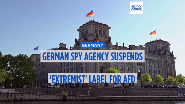 Germany's intelligence agency suspends AfD party's 'extremist' classification