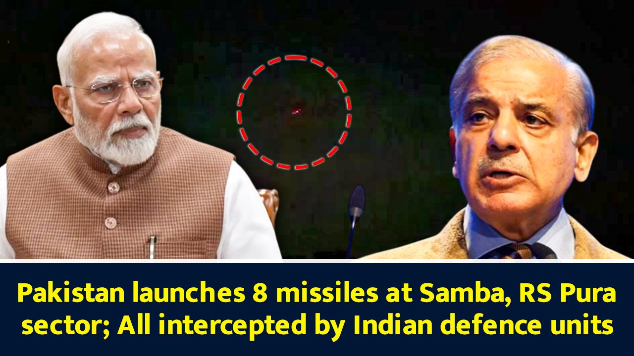 Pakistan launches 8 missiles at Samba, RS Pura sector; All intercepted by Indian defence units