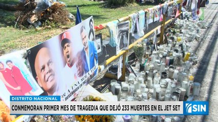 Conmemoran un mes del trágico colapso en el centro nocturno Jet Set | Primera Emisión SIN