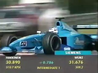 F1 – Alexander Wurz (Benetton Supertec V10) laps in qualifying – Belgium 2000