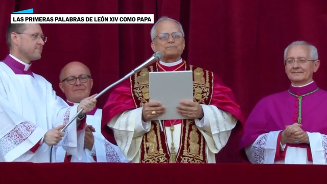 El primer discurso de León XIV tras ser elegido Papa