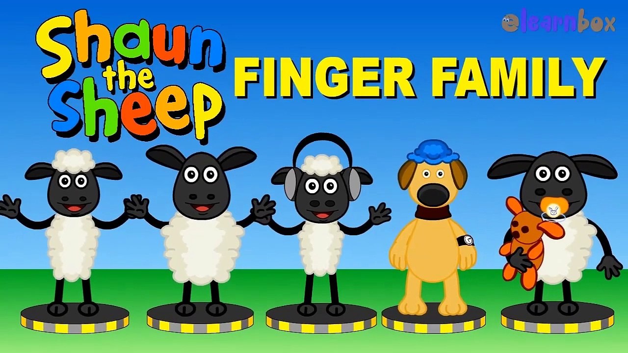 Finger Family Shaun the Sheep Cartoon Daddy Finger Family Rhymes Children Nursery Rhymes Kids Songs