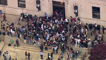 컬럼비아대 도서관 들어간 팔레스타인 지지 시위대 70여 명 연행 / YTN