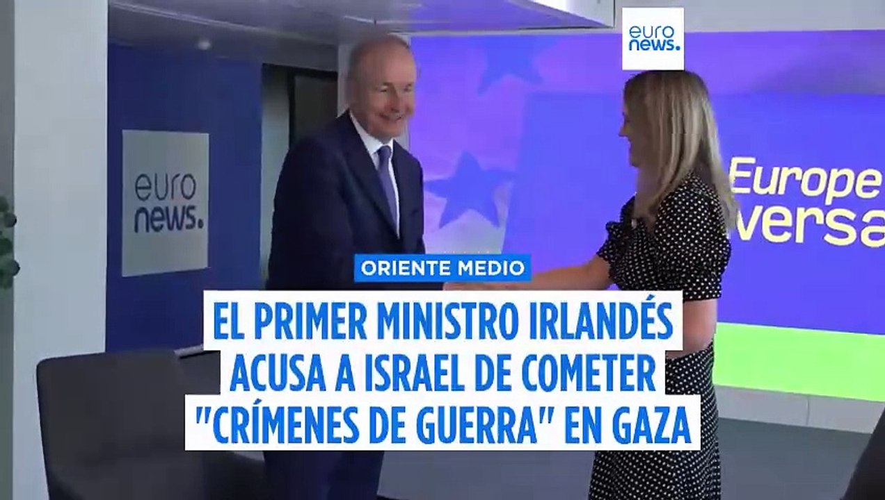 El primer ministro irlandés acusa a Israel de cometer "crímenes de guerra" en Gaza