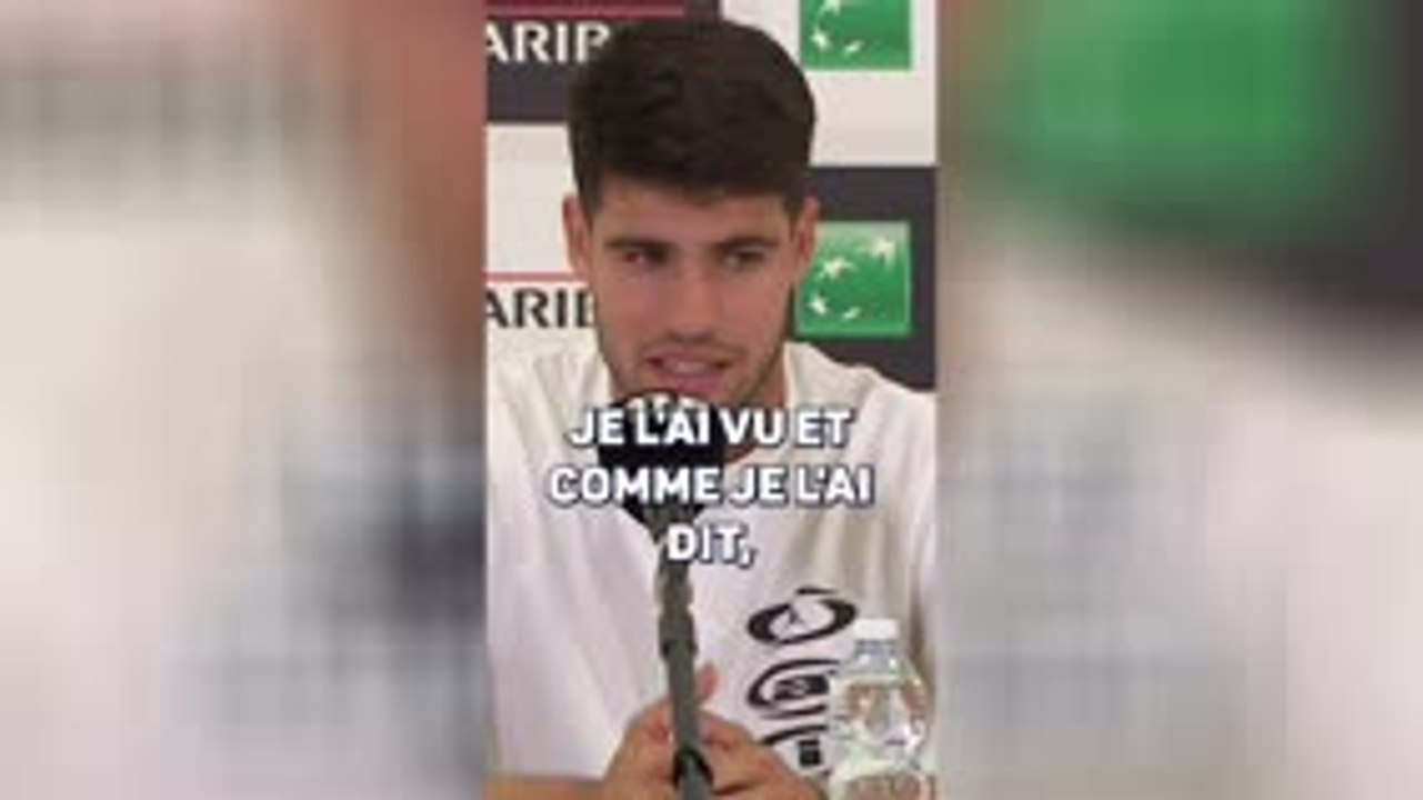 Rome - Alcaraz : "J'espère affronter Sinner en finale"