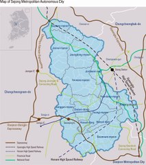Map of Sejong Special Self-Governing City. Peta Kota Khusus Pemerintahan Sendiri Sejong. Sejong Special Self-Governing City Map. Map of Sejong City. Peta Kota Sejong. Sejong City Map. Map of City of Sejong. City of Sejong Map. 세종특별자치시 지도. 세종시 지도. 세종 지도