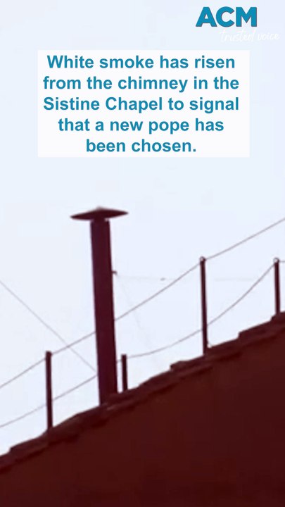White smoke over Sistine Chapel signals new pope