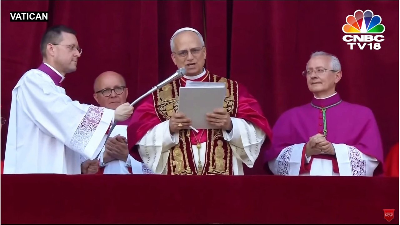 VATICAN CITY Pope Leo XIV greets the World