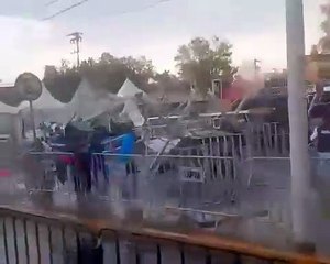 Se desploma escenario antes de concierto de Alicia Villarreal en México: al menos 7 heridos
