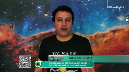 Espaçonave de 500 kg está em queda livre: Brasil está na zona de impacto