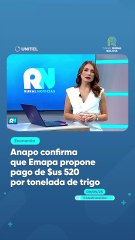 Anapo confirma que Emapa propone pago de $us 520 por tonelada de trigo