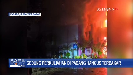 Gedung Perkuliahan di Universitas Andalas Hangus Terbakar