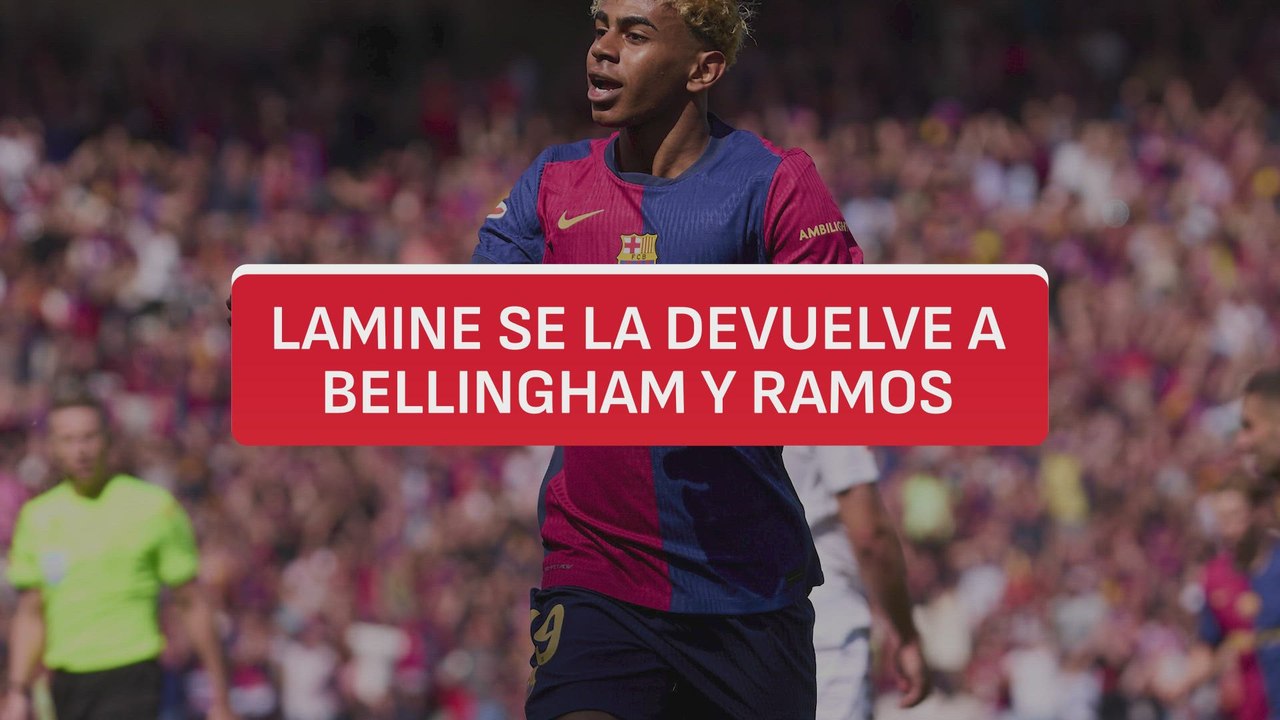 El troleo de Lamine a Bellingham y Ramos: “Dadle like también...”