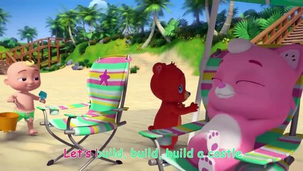 Balloon Beach Song _ CoComelon Animal Time _ Animals for Kids