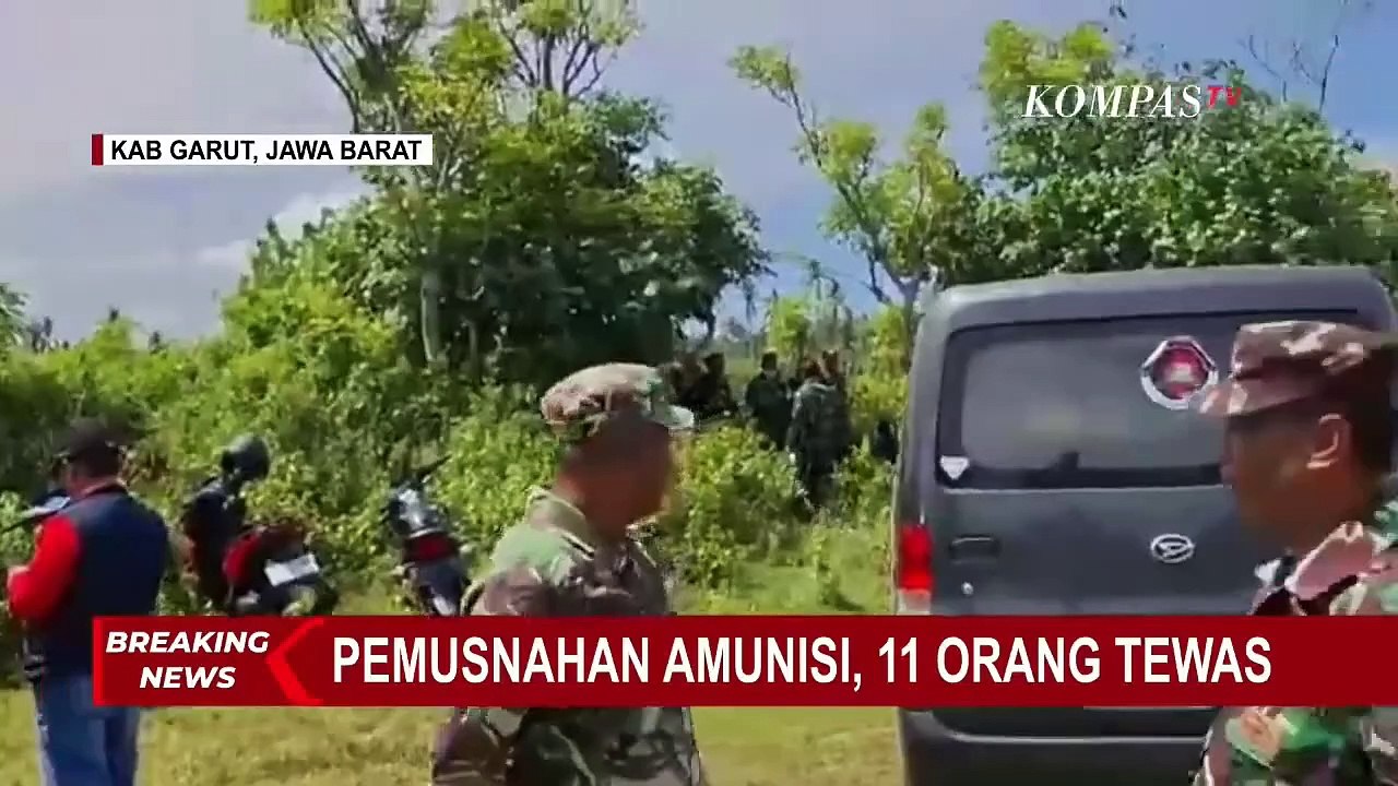 BREAKING NEWS!  Anggota TNI dan Warga Sipil Jadi Korban Ledakan Amunisi di Garut