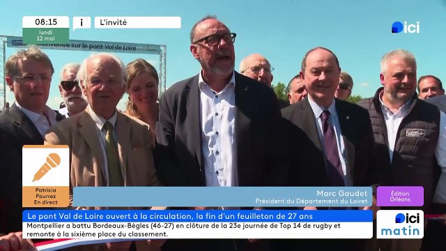 ICI Orléans - L'Invité d'ICI Matin : Marc GAUDET, président du département du Loiret