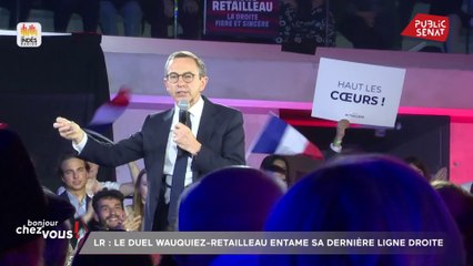 Présidence des LR : dernier meeting de campagne de Bruno Retailleau
