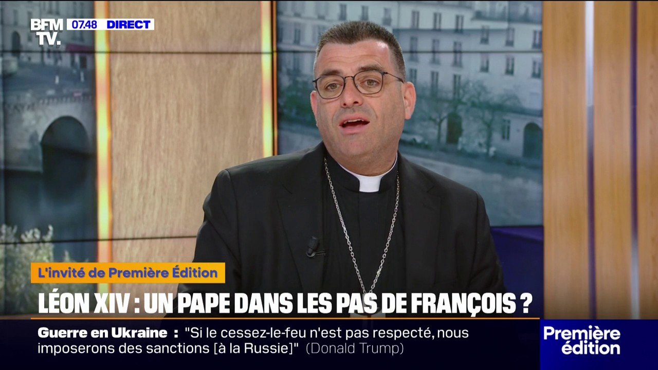 Pape Léon XIV: "C'est la ligne de l'ouverture, de la joie, qui a été plébiscitée", estime Mgr Étienne Guillet, évêque de Saint-Denis