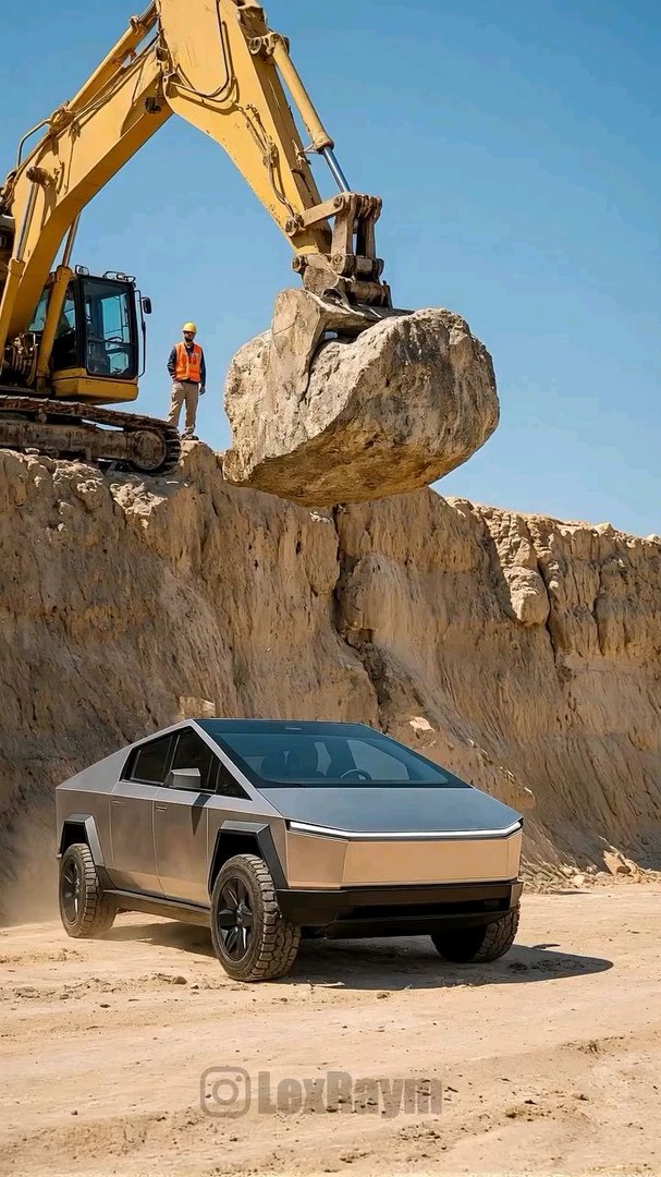 Tesla car very strong