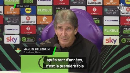 Betis - Pellegrini heureux d’offrir aux fans et au club une 1ère finale européenne