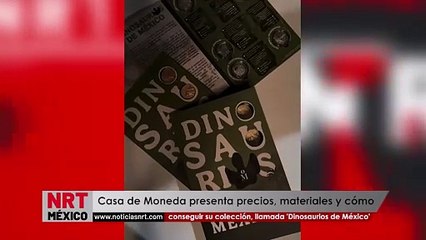 Casa de Moneda presenta su colección, llamada “Dinosaurios de México”: precios, materiales y cómo conseguirlas