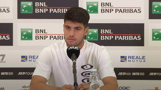 Tennis - Rome 2025 - Carlos Alcaraz : I'm really happy to have Jannik Sinner around again