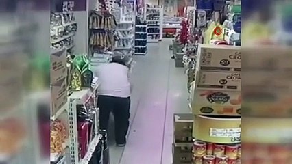 Başakşehir'de kahve hırsızlığı kameraya yansıdı!