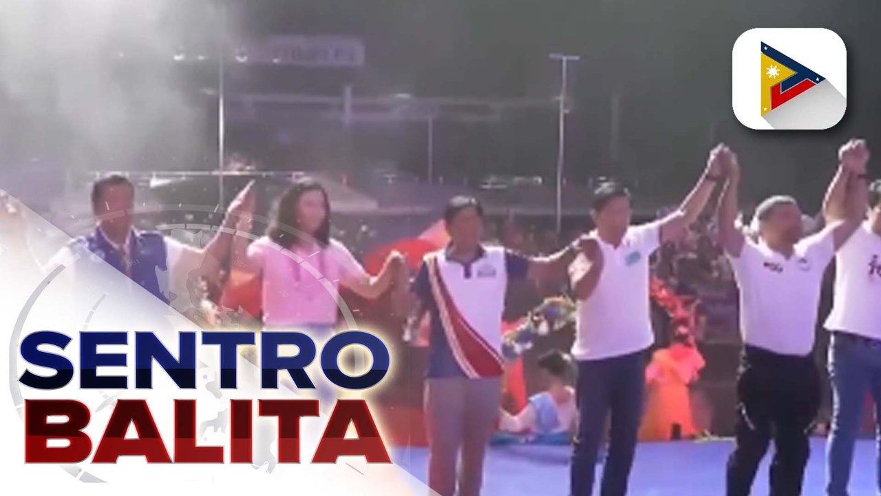 Walo sa senatorial candidates ng Alyansa Para sa Bagong Pilipinas, pasok sa top 12 ng pre-election survey ng SWS; Miting de Avance ng alyansa, aarangkada sa Mandaluyong city ngayong araw