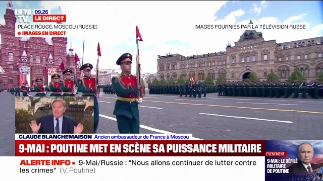 9-Mai: Vladimir Poutine ne parle pas de ce qu'il s'est passé entre 1939 et 1941 , détaille Claude Blanchemaison à propos du pacte germano-soviétique lors de la Seconde Guerre mondiale