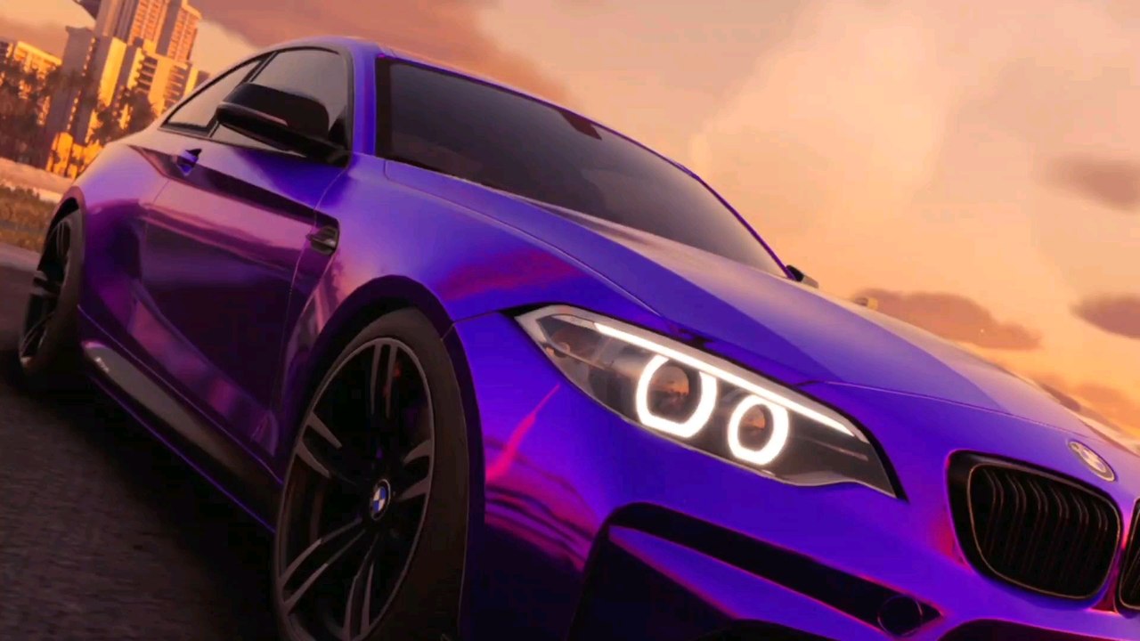 GTA VICE CITY THEME SONG [Slowed + Reverb] 2025 // BMW M2 COMPÉTITION