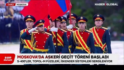 Kızıl Meydan’da askeri geçit töreni