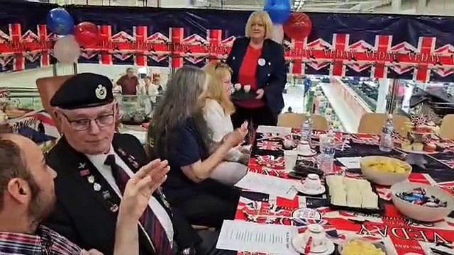 Burnley's Tesco store hosts VE Day 80th anniversary party for veterans