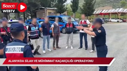 Alanya'da silah ve mühimmat kaçakçılığı operasyonu