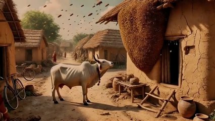 "Trapped by a Swarm: Brave Rescue of a Helpless Cow Under Bee Attack!"