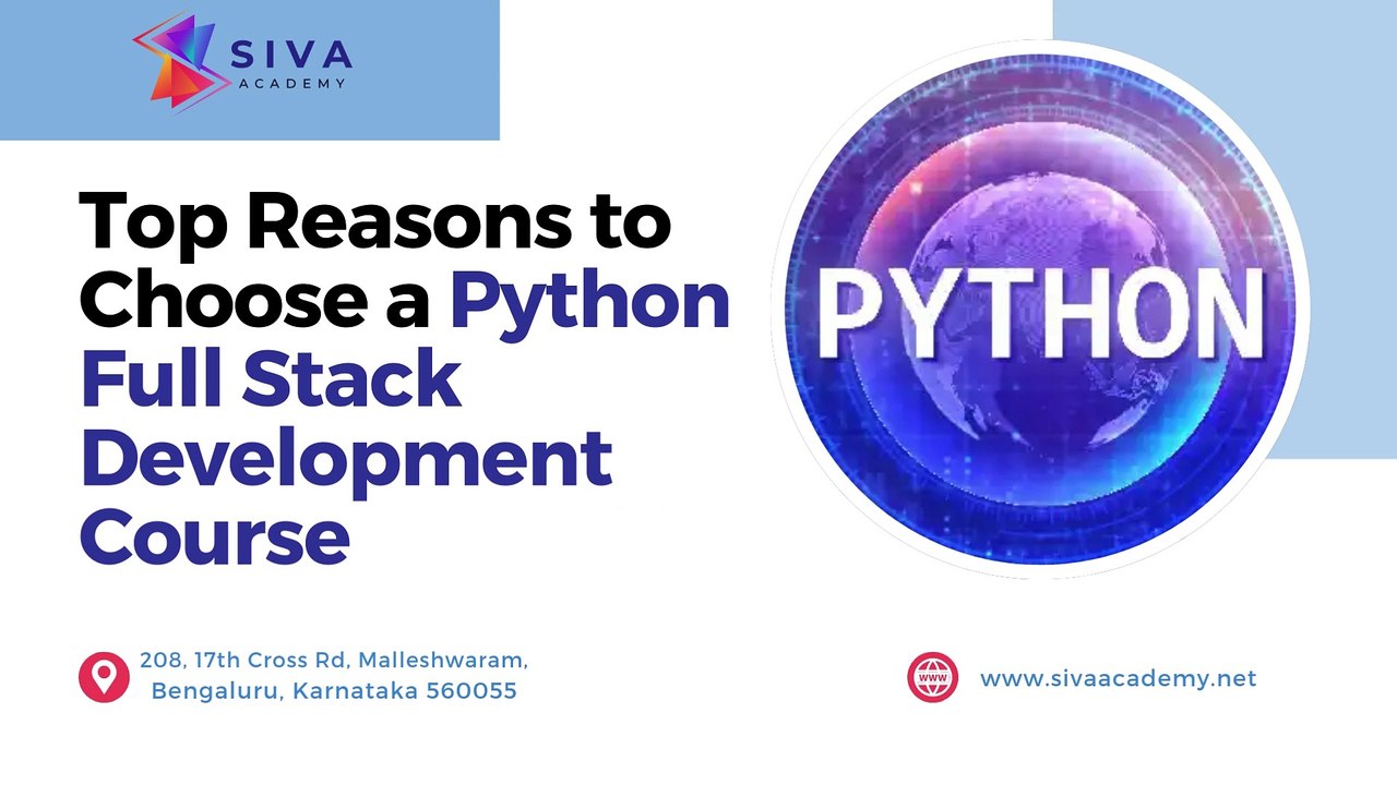 Top Reasons to Choose a Python Full Stack Development Course