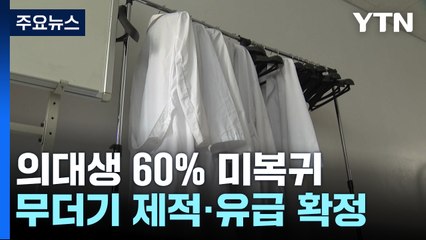 의대생 10명 중 6명 미복귀...'트리플링' 현실로 / YTN