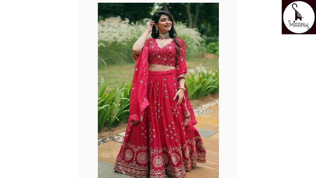 Designer Red Lehengas in Stunning Shades and Embroidery