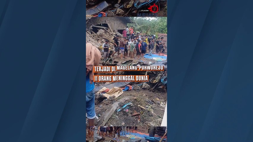 Kecelakaan Lalu Lintas Terjadi Di Magelang Purworejo, 11 Orang Meninggal Dunia