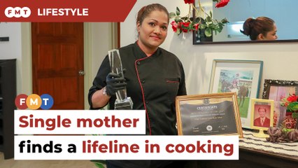 Single mother turns to cooking as her lifeline