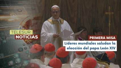 Papa León XIV oficia la primera misa de su pontificado